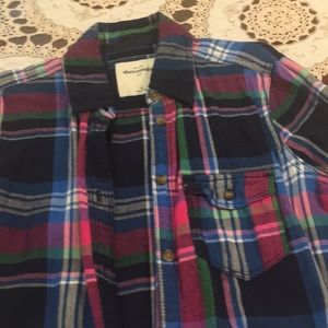 Girls Abercrombie flannel
